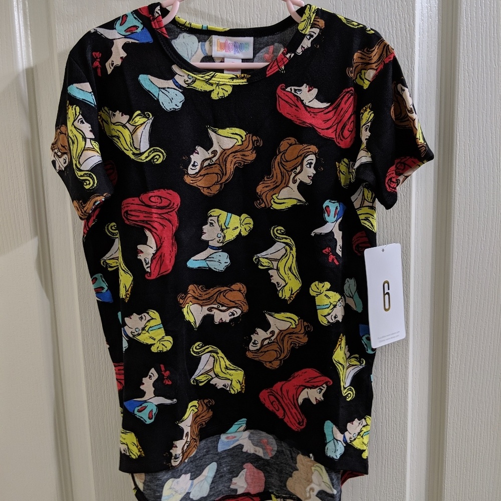 BNWT size 6 Lularoe Disney Gracie Princesses